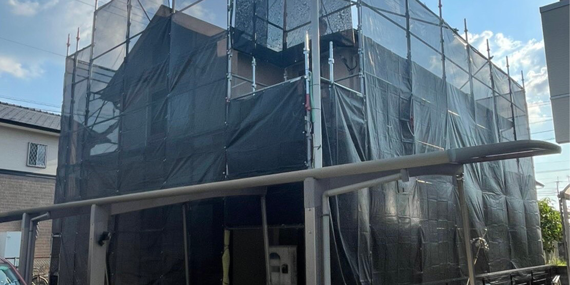 福岡県小郡市 I様邸【住宅塗装】着工
