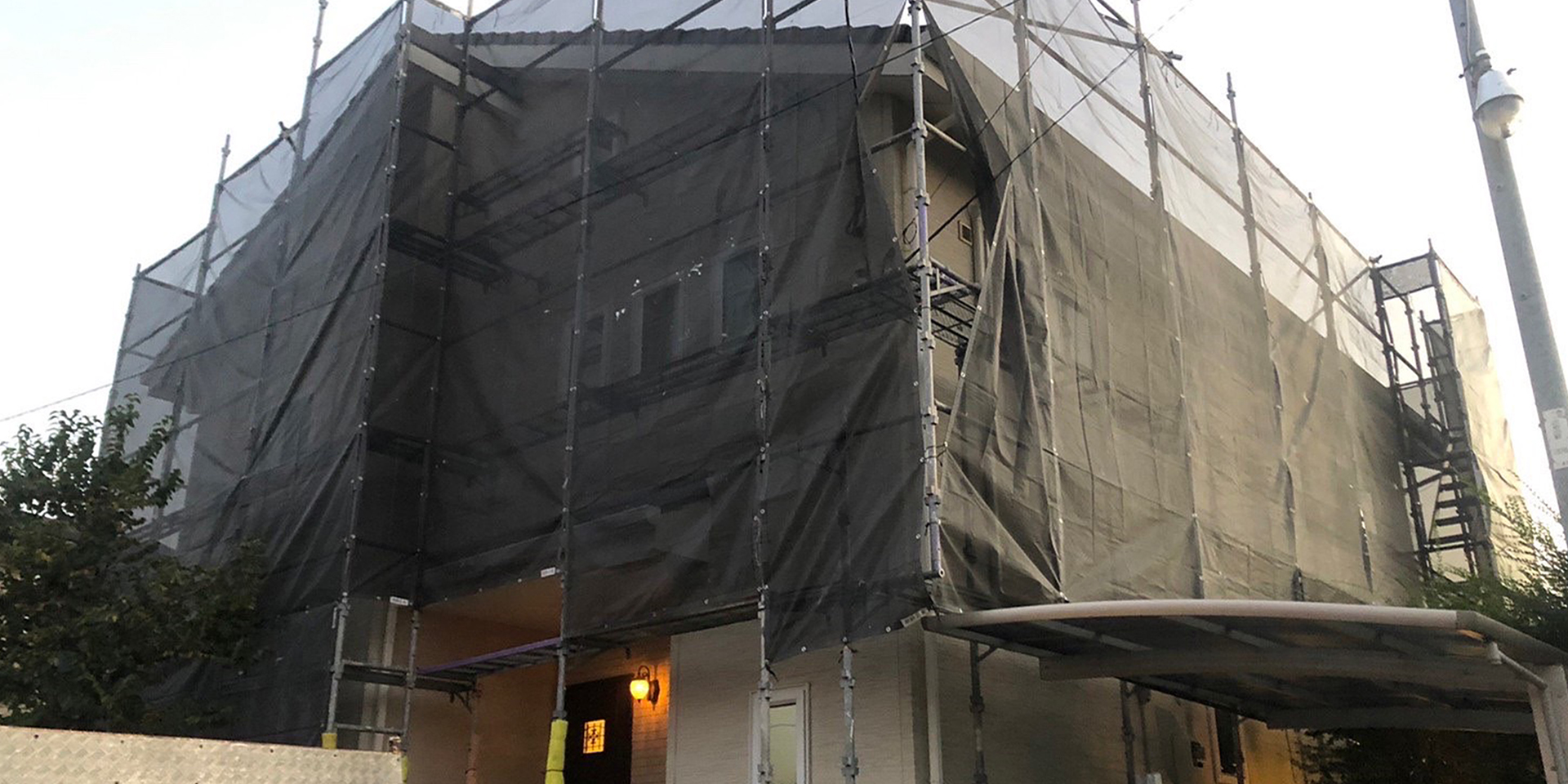 福岡県福岡市城南区 H様邸【住宅塗装】着工