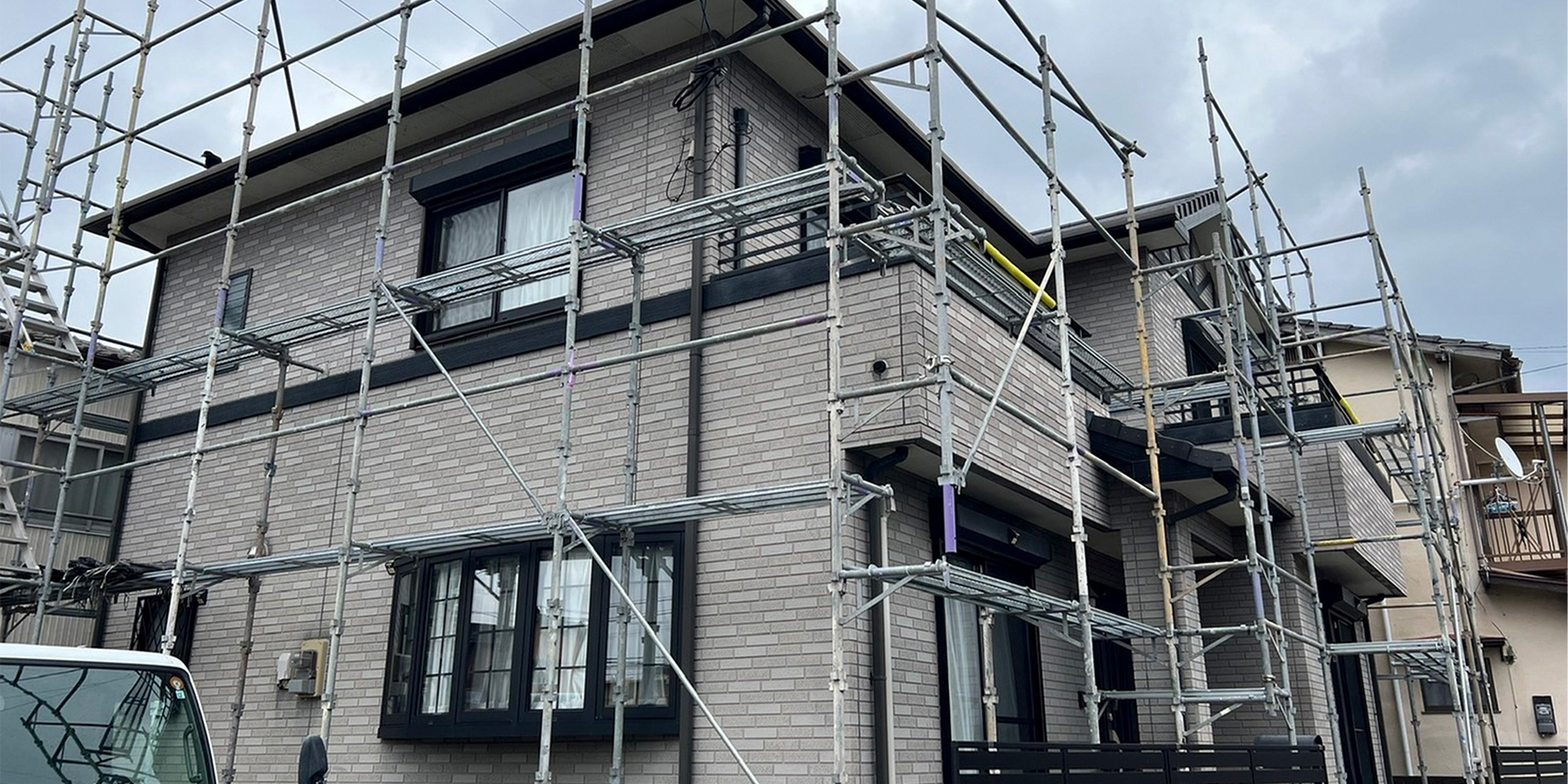 福岡県久留米市 F様邸【住宅塗装】着工