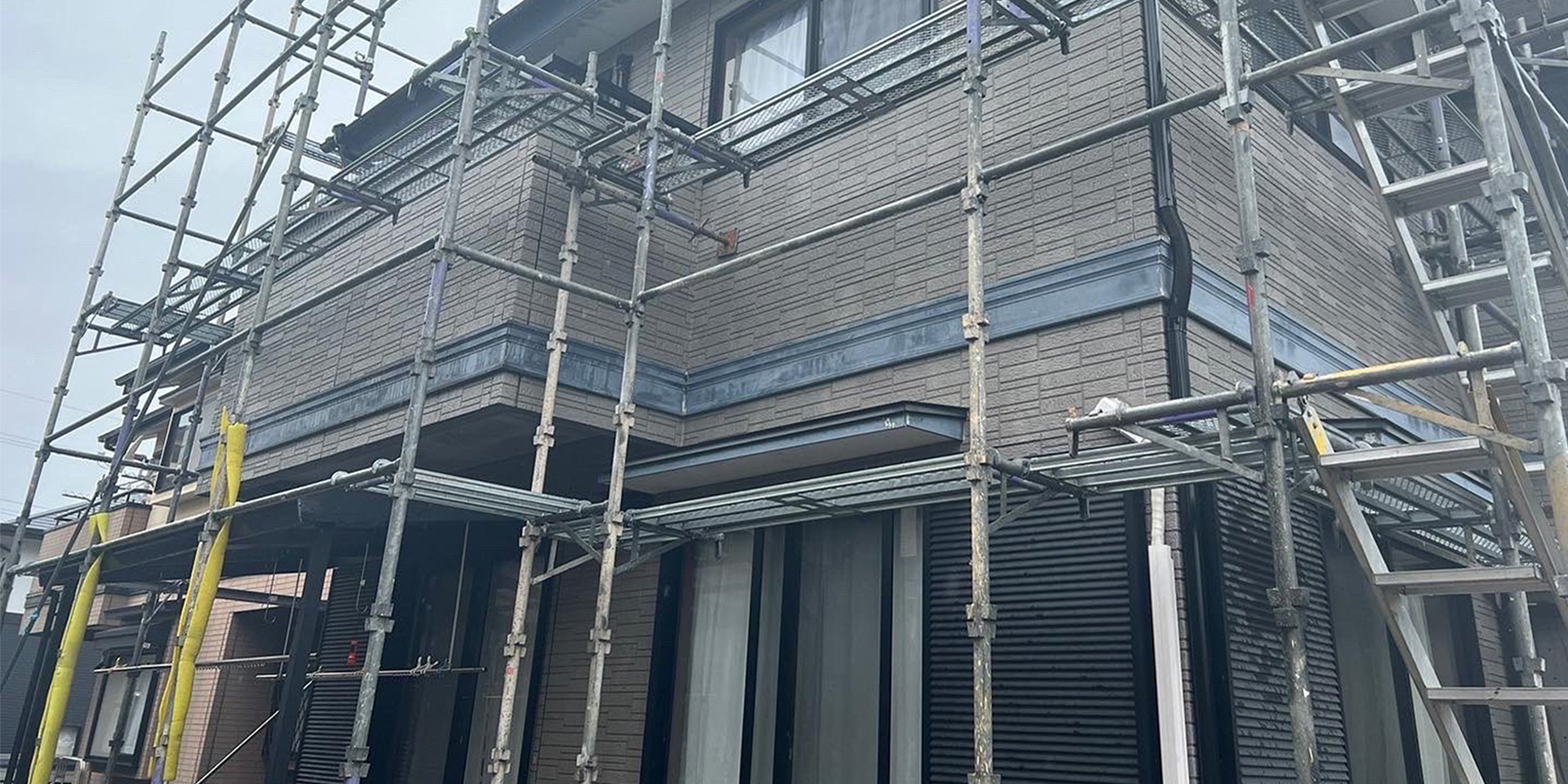 福岡県糟屋郡 N様邸【住宅塗装】着工