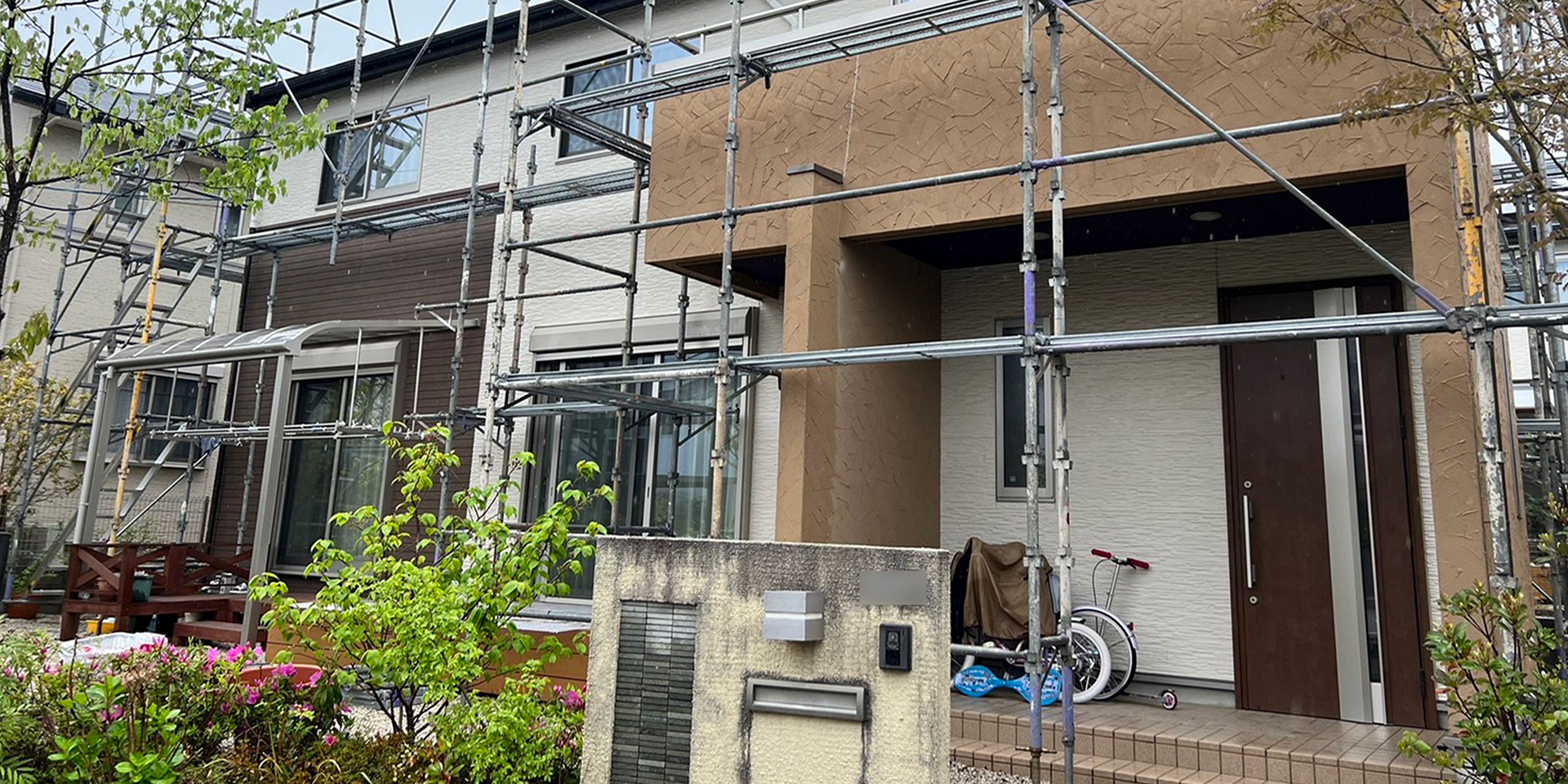 福岡県福岡市西区 N様邸【住宅塗装】着工