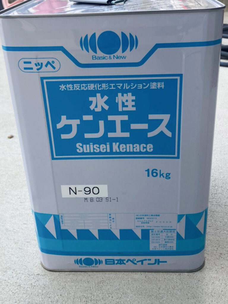 佐賀県鳥栖市 T様邸【住宅塗装】作業工程:軒天塗装 写真1