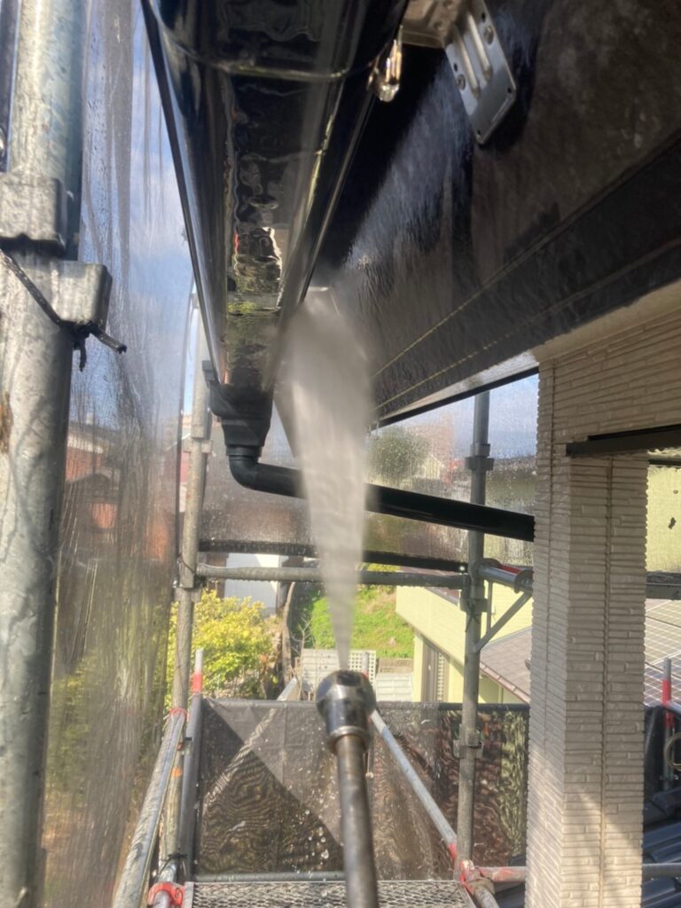 佐賀県鳥栖市 T様邸【住宅塗装】作業工程:高圧洗浄 写真10