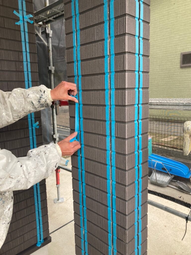 佐賀県鳥栖市 T様邸【住宅塗装】作業工程:コーキング養生 写真10