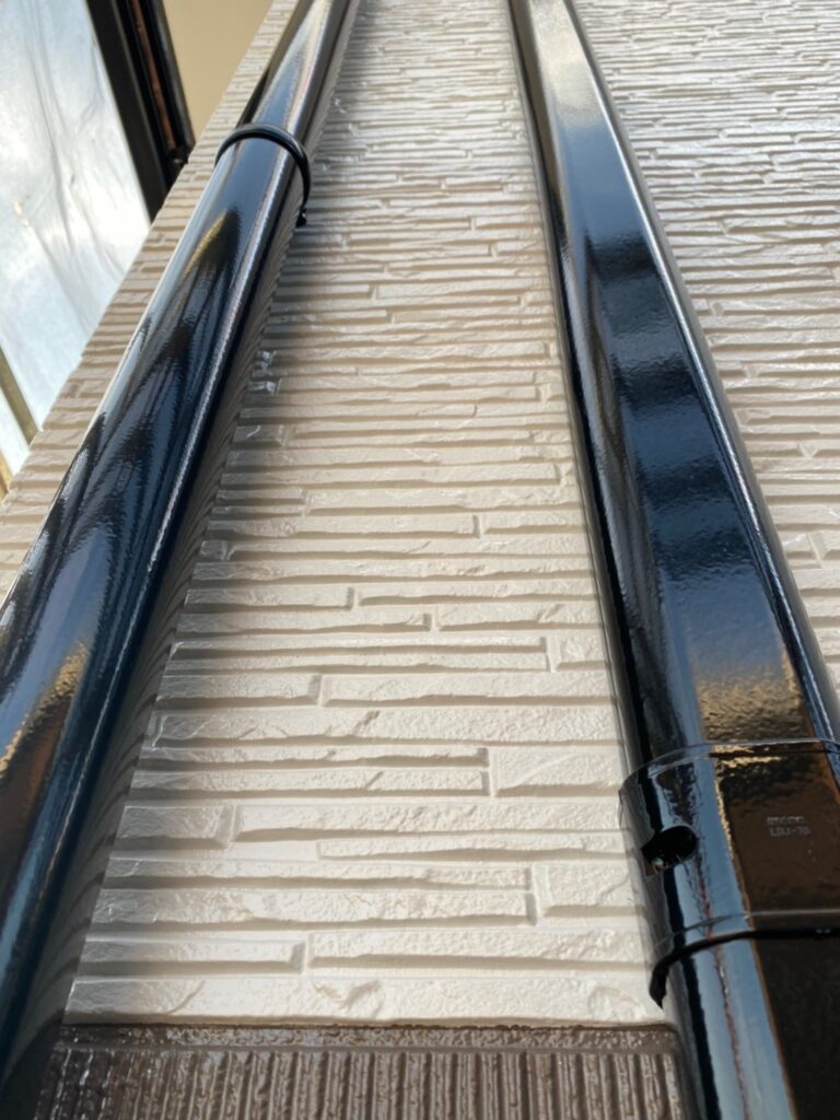 佐賀県鳥栖市 T様邸【住宅塗装】作業工程:付帯塗装1日目 写真17