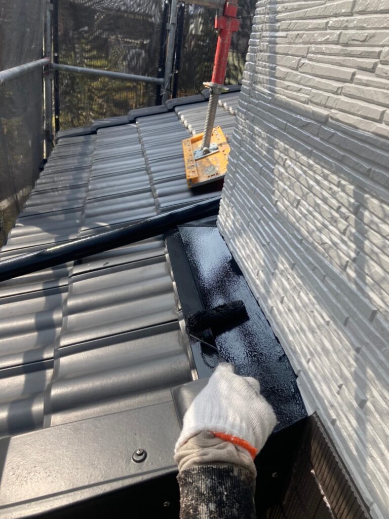 佐賀県鳥栖市 T様邸【住宅塗装】作業工程:付帯塗装2日目 写真9