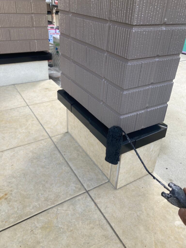 佐賀県鳥栖市 T様邸【住宅塗装】作業工程:付帯塗装2日目 写真10