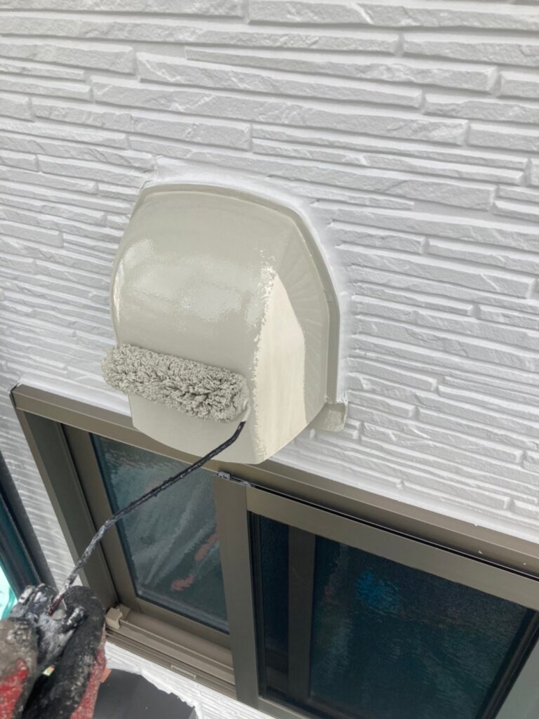 佐賀県鳥栖市 T様邸【住宅塗装】作業工程:付帯塗装2日目 写真3