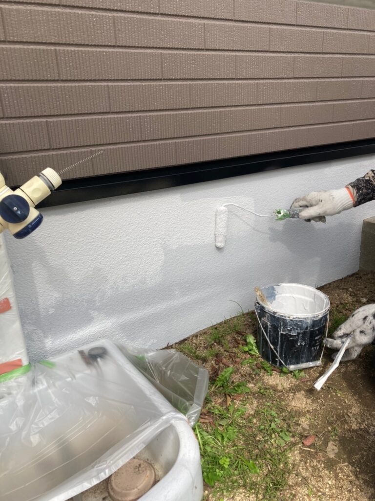 佐賀県鳥栖市 T様邸【住宅塗装】作業工程:各所仕上げ塗装ほか清掃等 写真1