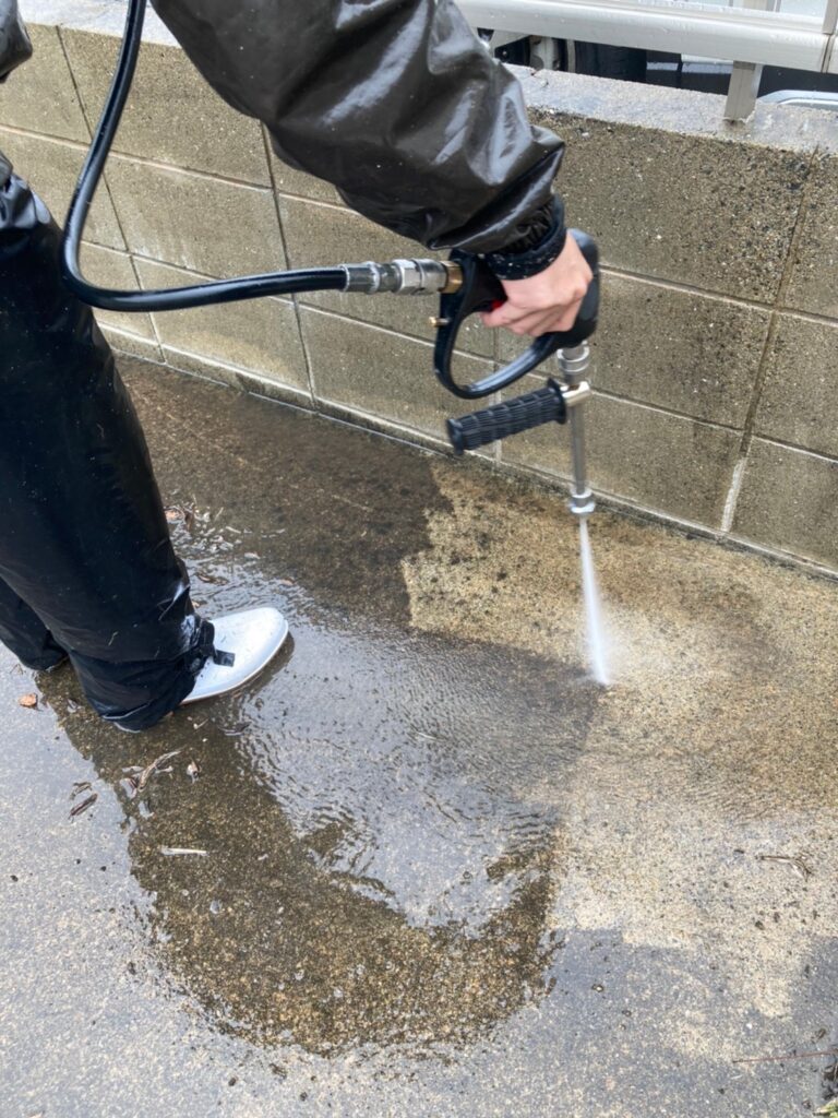 福岡県福岡市 H様邸【住宅塗装】作業工程:高圧洗浄 写真9