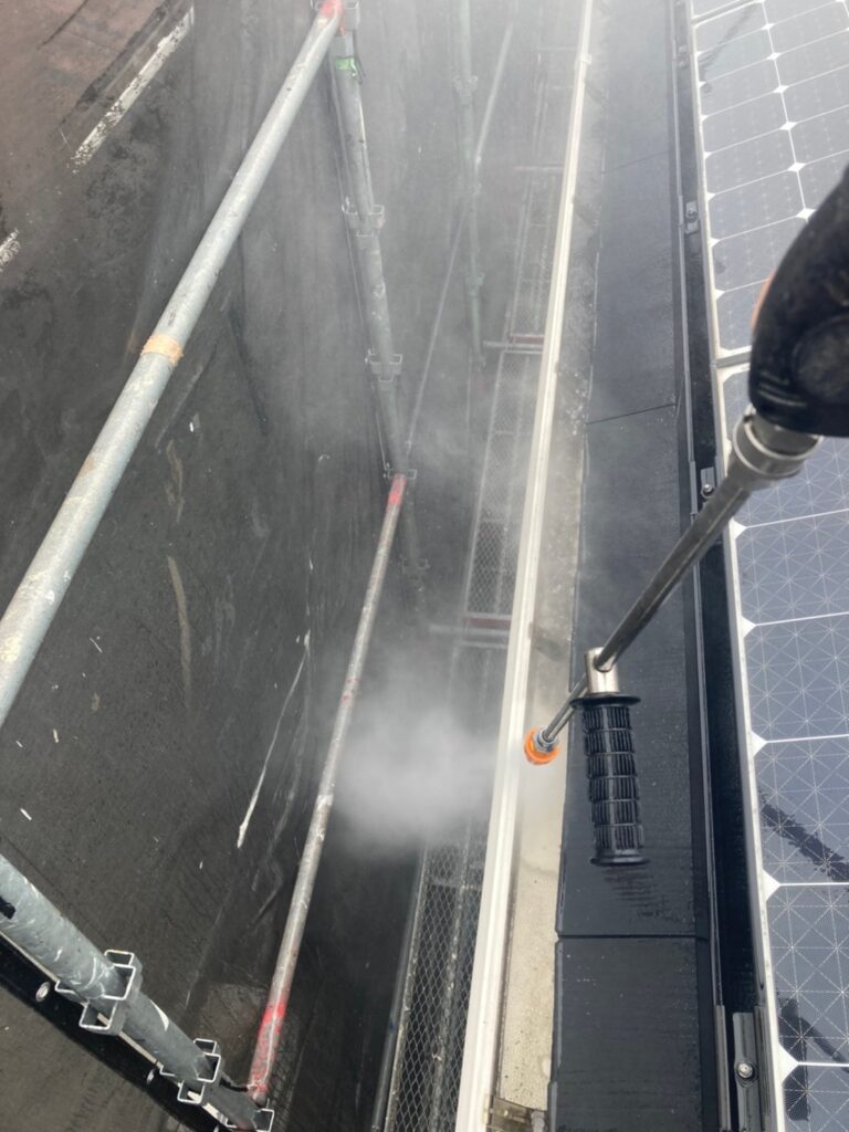 福岡県福岡市 H様邸【住宅塗装】作業工程:高圧洗浄 写真3