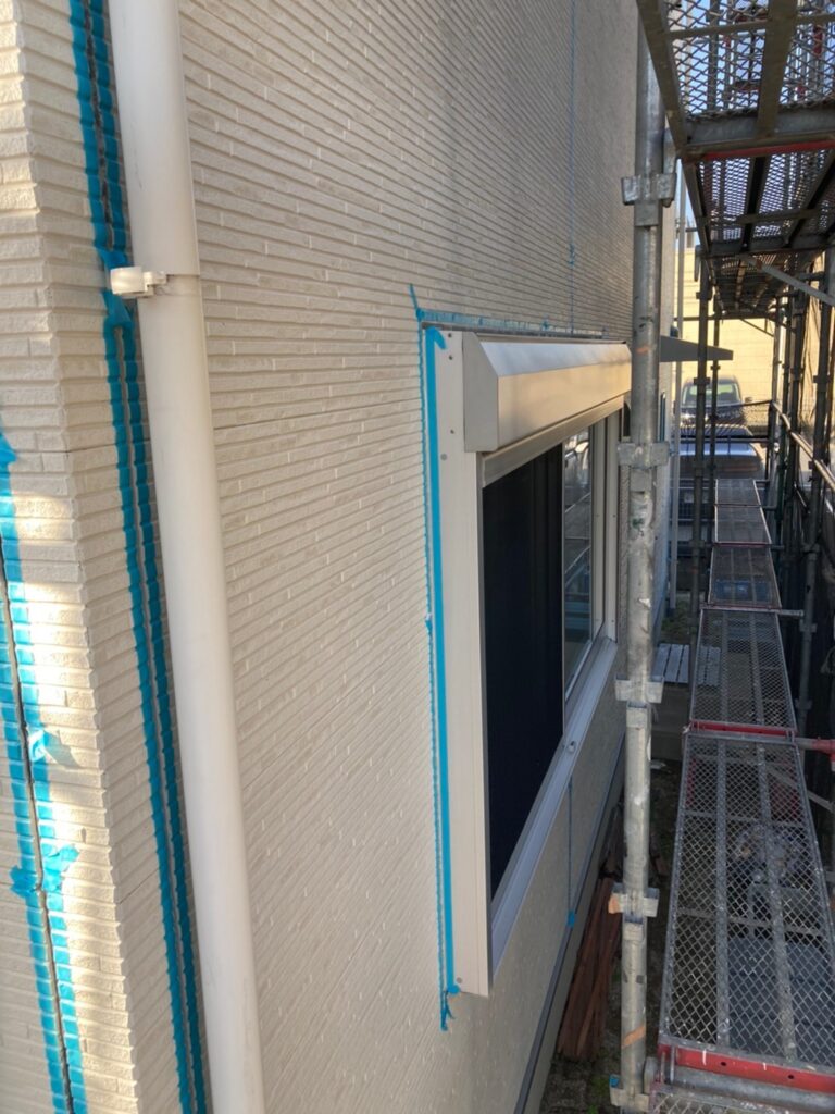 福岡県福岡市 H様邸【住宅塗装】作業工程:コーキング養生 写真6