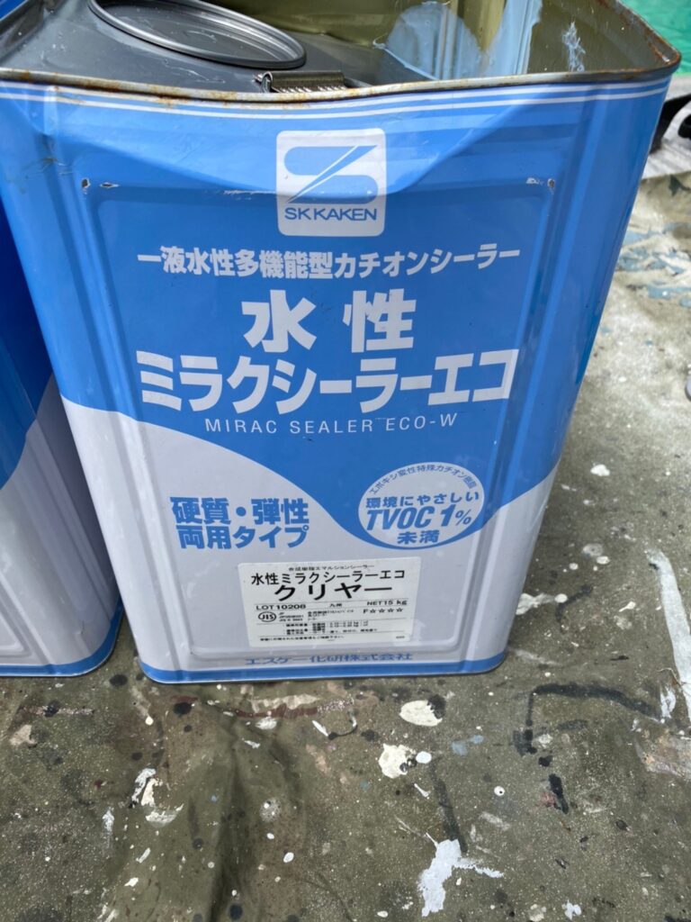 福岡県福岡市 H様邸【住宅塗装】作業工程:軒天塗装・外壁下塗り 写真12