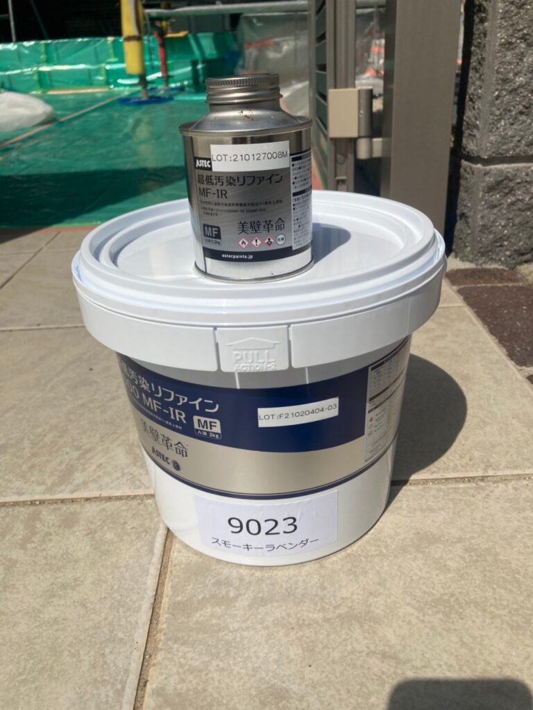 福岡県福岡市 H様邸【住宅塗装】作業工程:外壁塗装・中塗り 写真11