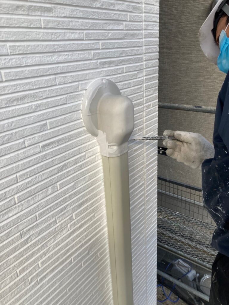 福岡県福岡市 H様邸【住宅塗装】作業工程:付帯塗装① 写真8