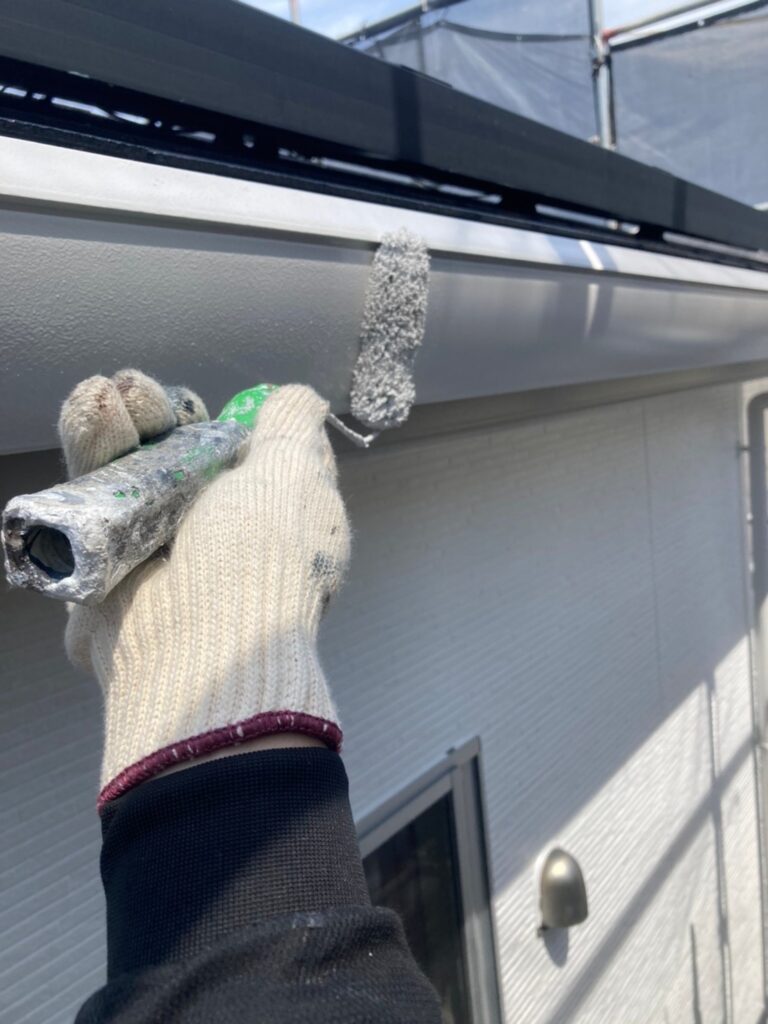 福岡県福岡市 H様邸【住宅塗装】作業工程:付帯塗装② 写真8