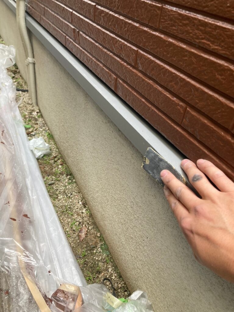 福岡県福岡市 H様邸【住宅塗装】作業工程:付帯塗装② 写真2