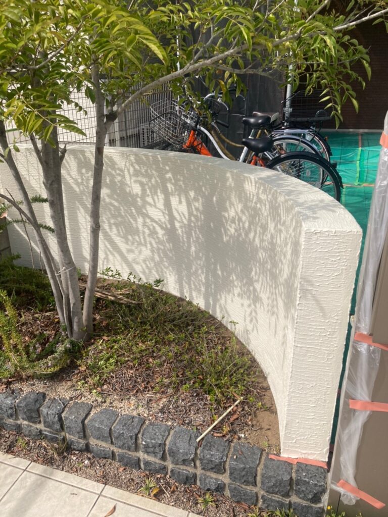 福岡県福岡市 H様邸【住宅塗装】作業工程:塀塗装① 写真21