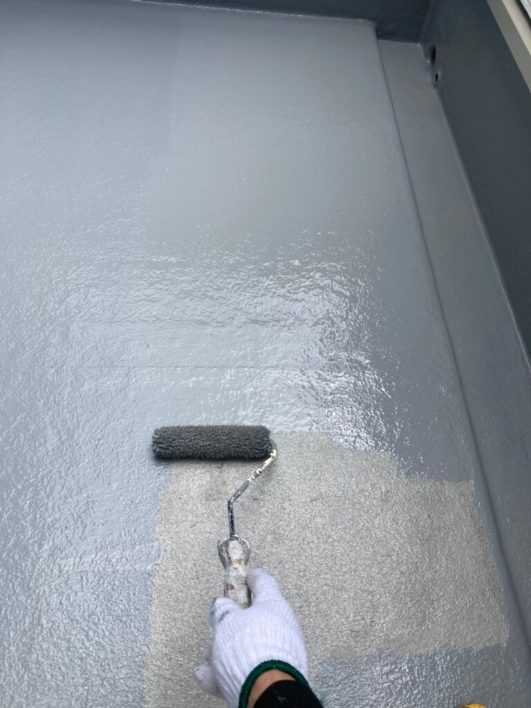 福岡県福岡市 H様邸【住宅塗装】作業工程:ベランダ防水塗装 写真8