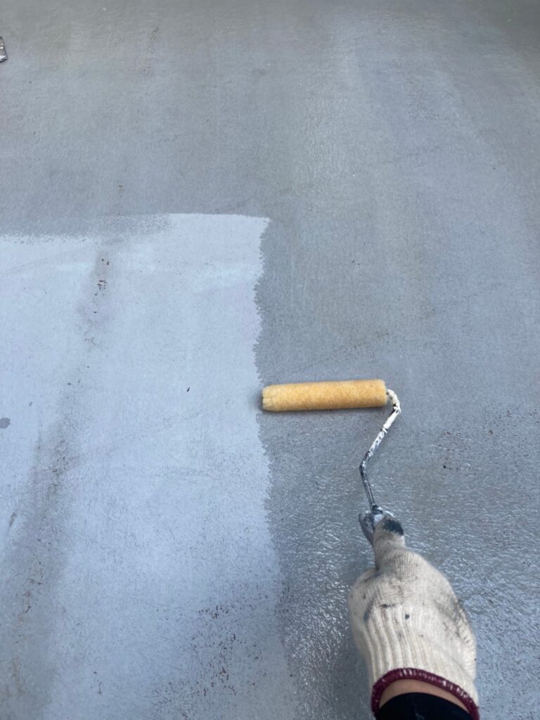 福岡県福岡市 H様邸【住宅塗装】作業工程:ベランダ防水塗装 写真4