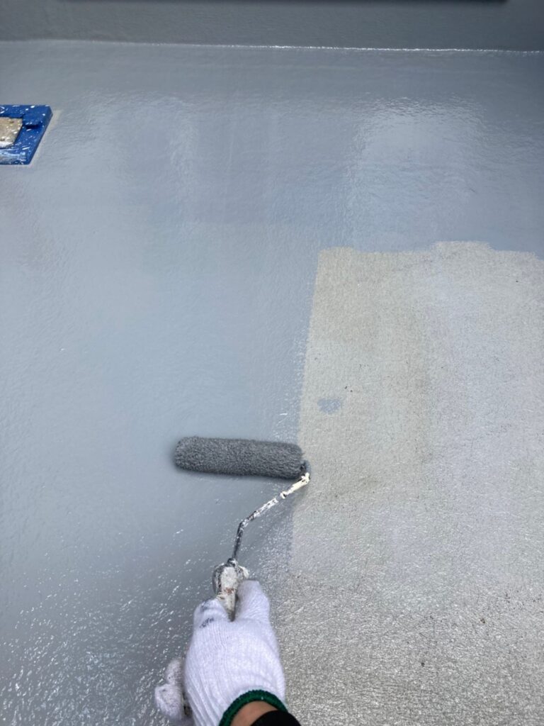 福岡県福岡市 H様邸【住宅塗装】作業工程:ベランダ防水塗装 写真7