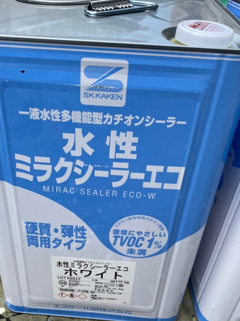 福岡県福岡市 K様邸【住宅塗装】作業工程:外壁一部肌合わせと軒天塗装 写真1