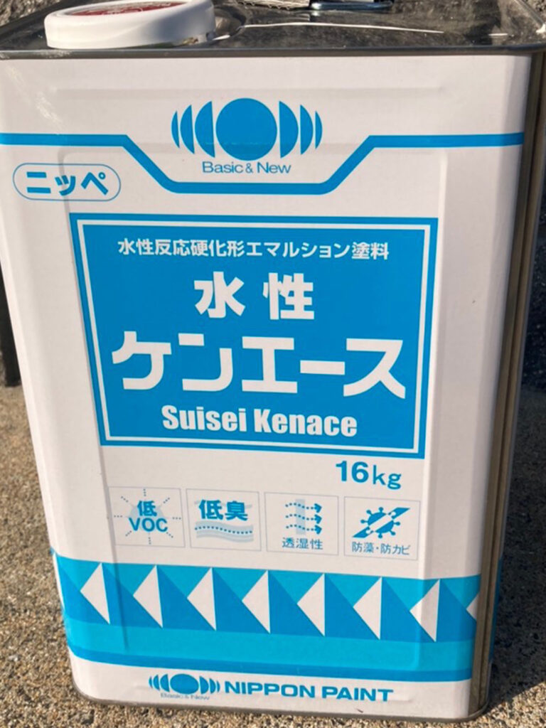 福岡県福岡市 K様邸【住宅塗装】作業工程:外壁一部肌合わせと軒天塗装 写真9