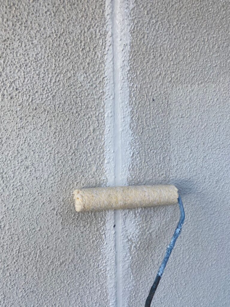 福岡県福岡市 K様邸【住宅塗装】作業工程:外壁一部肌合わせと軒天塗装 写真2