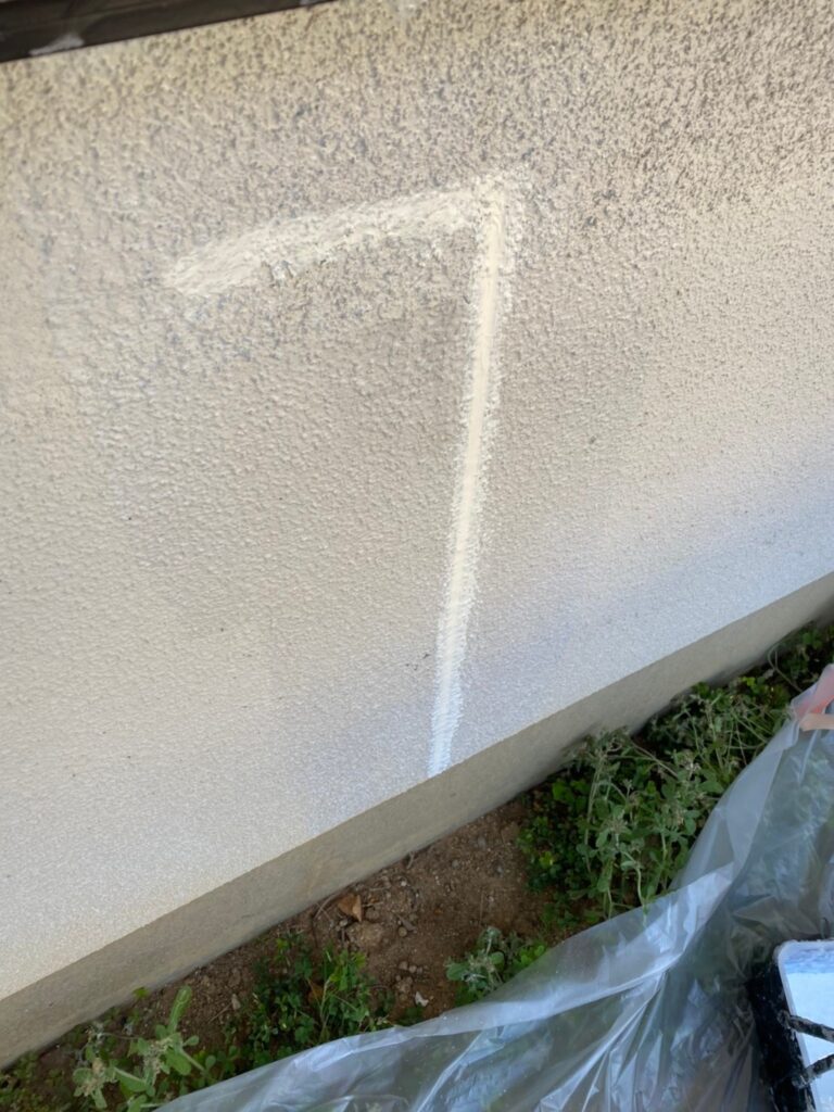 福岡県福岡市 K様邸【住宅塗装】作業工程:外壁一部肌合わせと軒天塗装 写真4