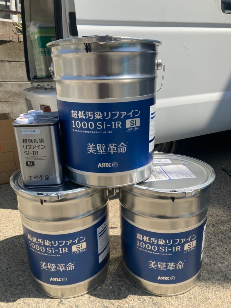 福岡県福岡市 K様邸【住宅塗装】作業工程:外壁の中塗りと上塗り 写真1