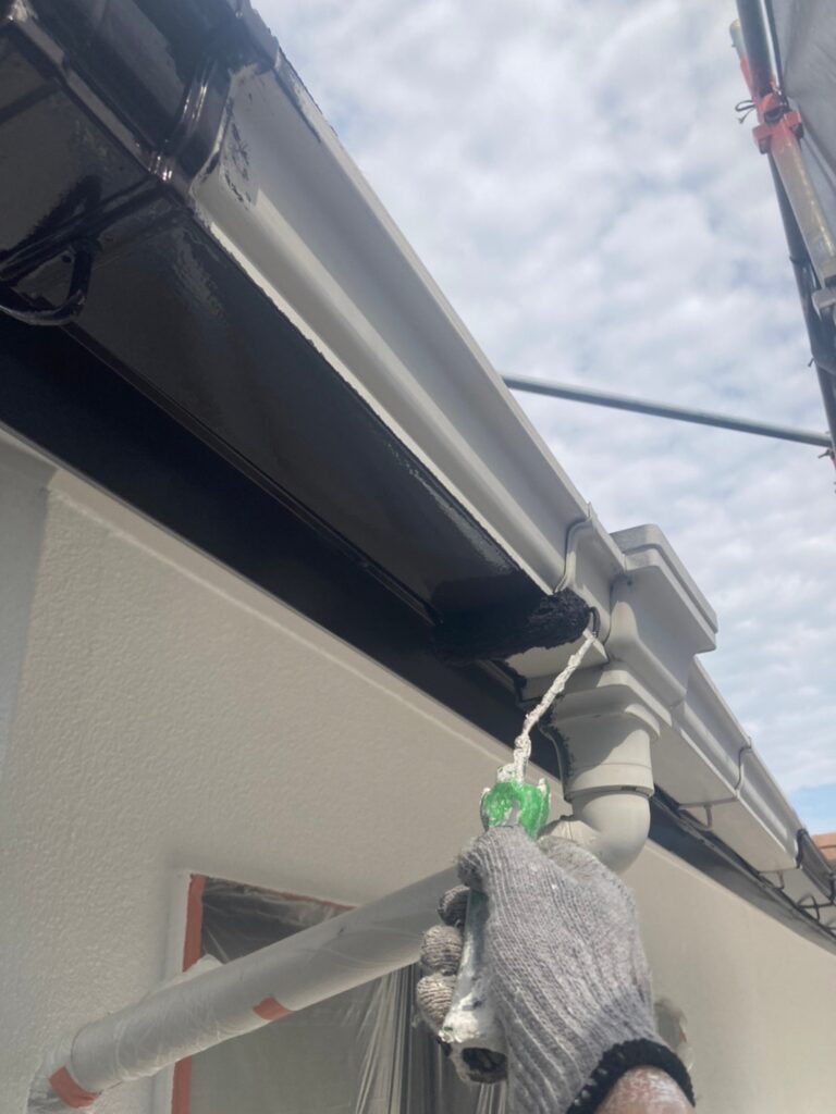 福岡県福岡市 K様邸【住宅塗装】作業工程:付帯塗装① 写真10