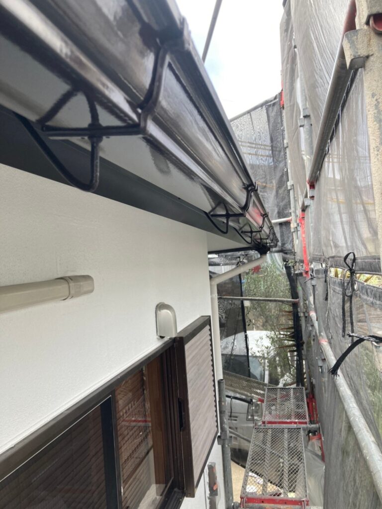 福岡県福岡市 K様邸【住宅塗装】作業工程:付帯塗装① 写真11