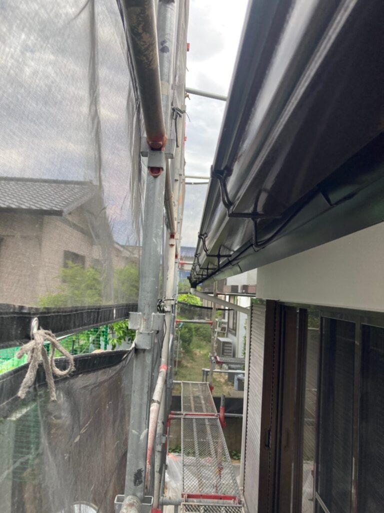 福岡県福岡市 K様邸【住宅塗装】作業工程:付帯塗装① 写真12