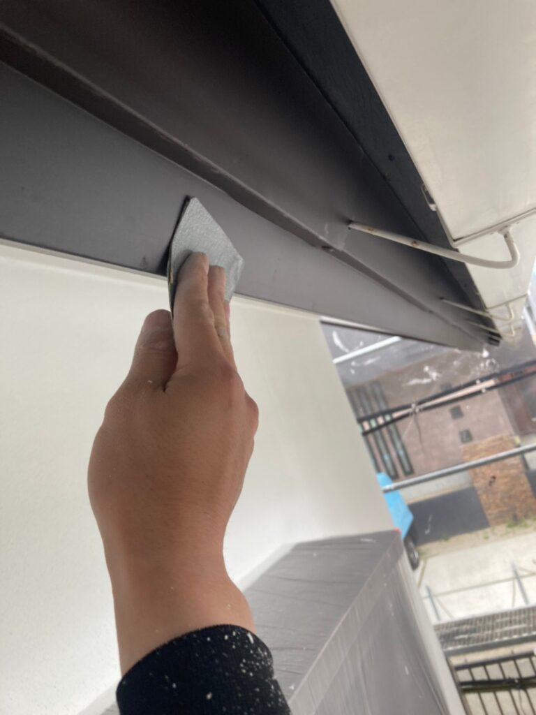 福岡県福岡市 K様邸【住宅塗装】作業工程:付帯塗装① 写真3