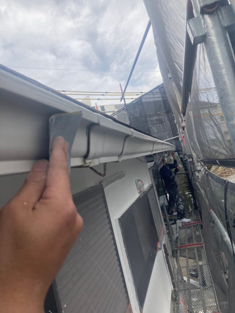 福岡県福岡市 K様邸【住宅塗装】作業工程:付帯塗装① 写真4