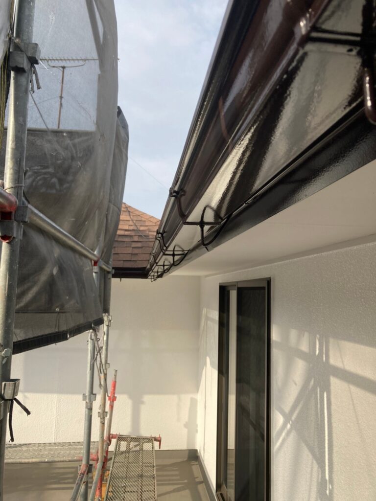 福岡県福岡市 K様邸【住宅塗装】作業工程:付帯塗装②と基礎巾木塗装 写真7