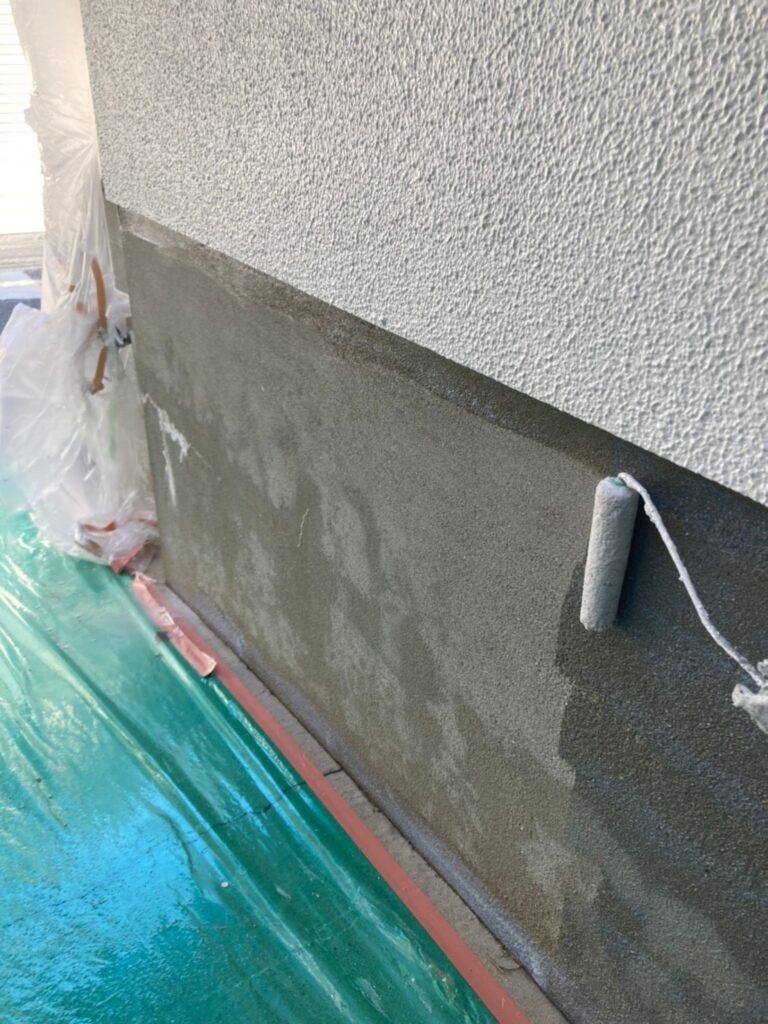 福岡県福岡市 K様邸【住宅塗装】作業工程:付帯塗装②と基礎巾木塗装 写真10