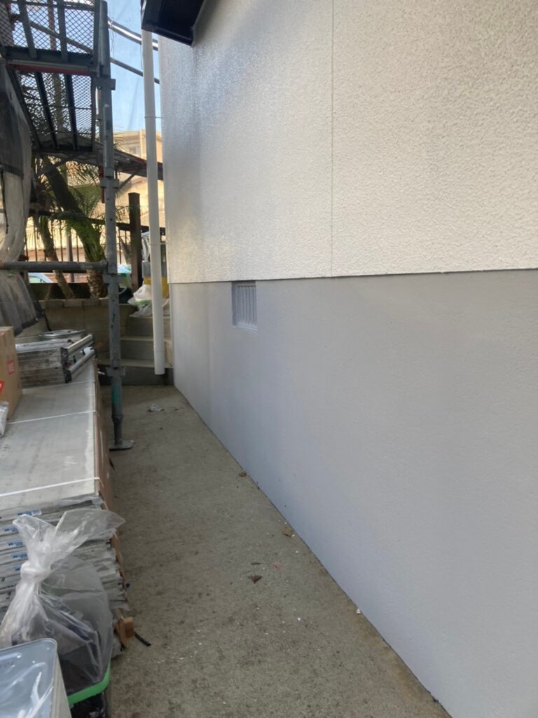 福岡県福岡市 K様邸【住宅塗装】作業工程:付帯塗装②と基礎巾木塗装 写真14