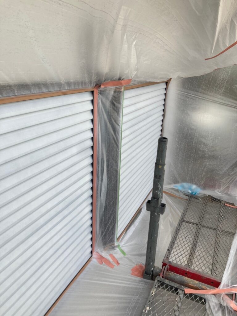 福岡県福岡市 K様邸【住宅塗装】作業工程:付帯塗装②と基礎巾木塗装 写真3