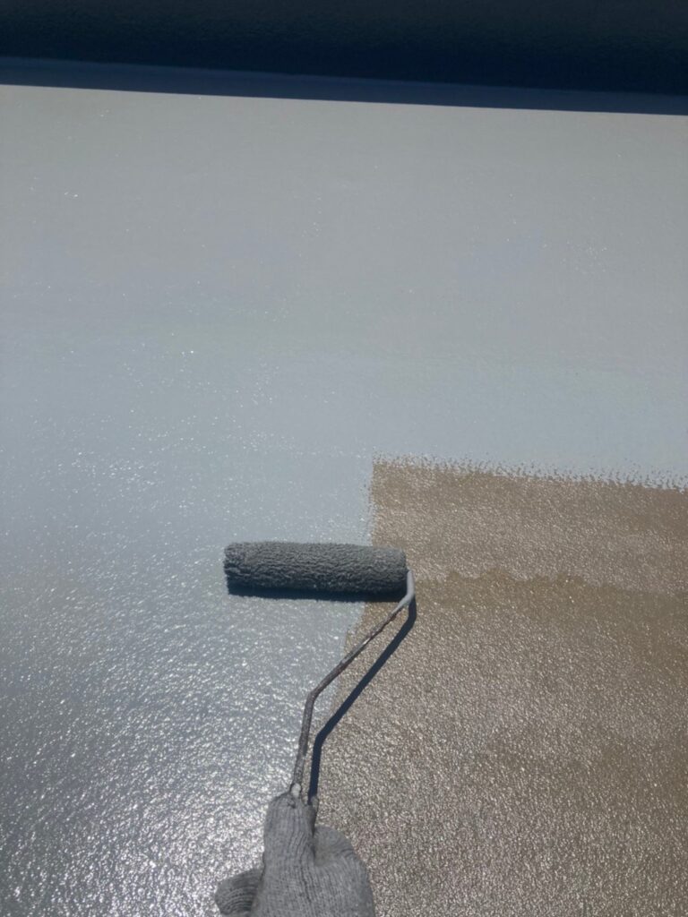 福岡県福岡市 K様邸【住宅塗装】作業工程:付帯塗装③とベランダ防水塗装 写真8