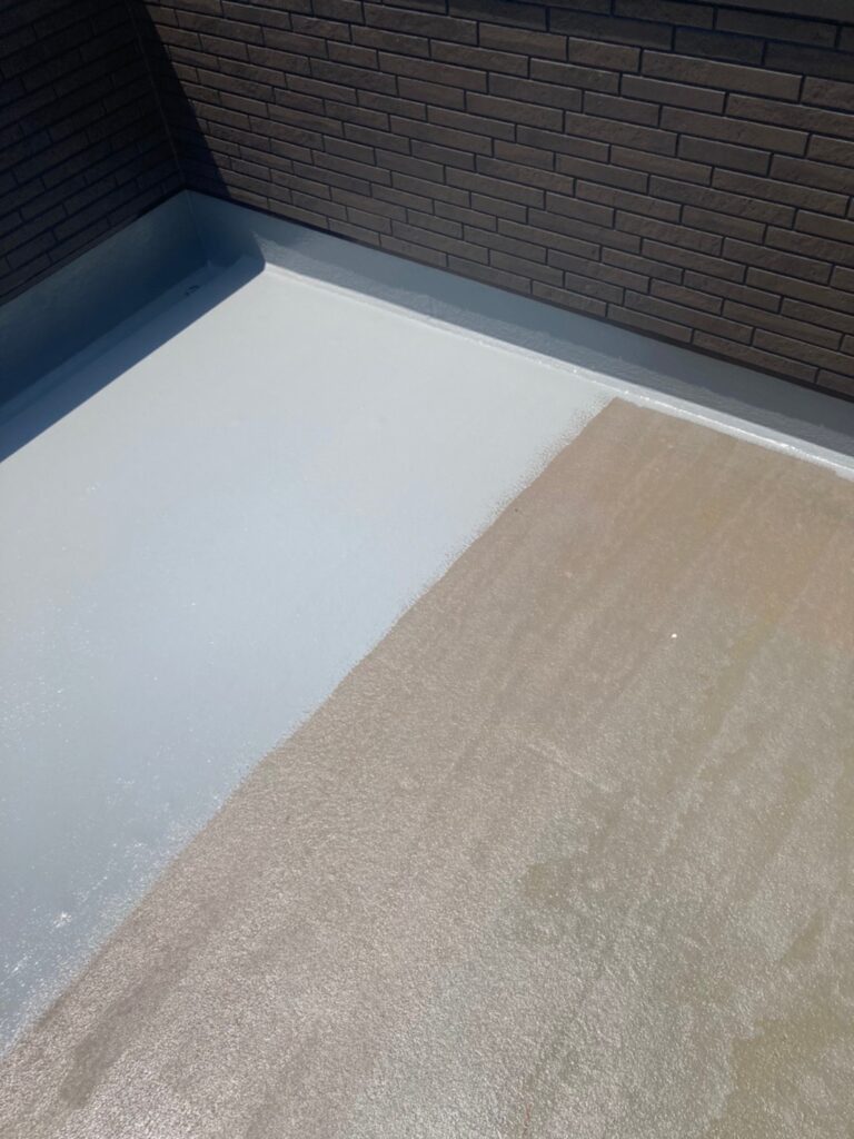 福岡県福岡市 K様邸【住宅塗装】作業工程:付帯塗装③とベランダ防水塗装 写真9