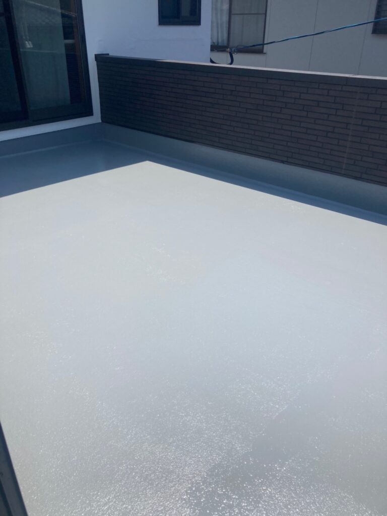 福岡県福岡市 K様邸【住宅塗装】作業工程:付帯塗装③とベランダ防水塗装 写真10