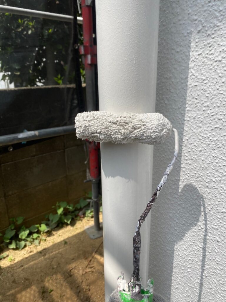 福岡県福岡市 K様邸【住宅塗装】作業工程:付帯塗装③とベランダ防水塗装 写真3