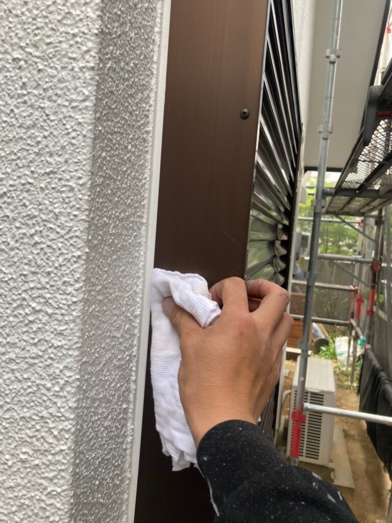 福岡県福岡市 K様邸【住宅塗装】作業工程:各所清掃とタッチアップなど 写真2