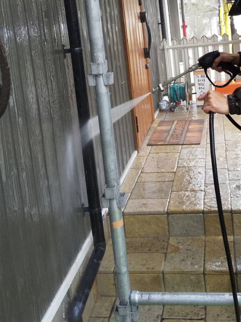 福岡県那珂川市 M様邸【住宅塗装】作業工程:高圧洗浄 写真8