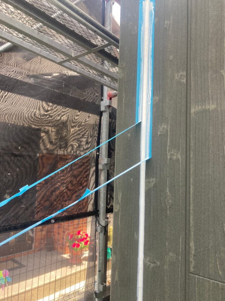 福岡県那珂川市 M様邸【住宅塗装】作業工程:コーキング充填 写真10