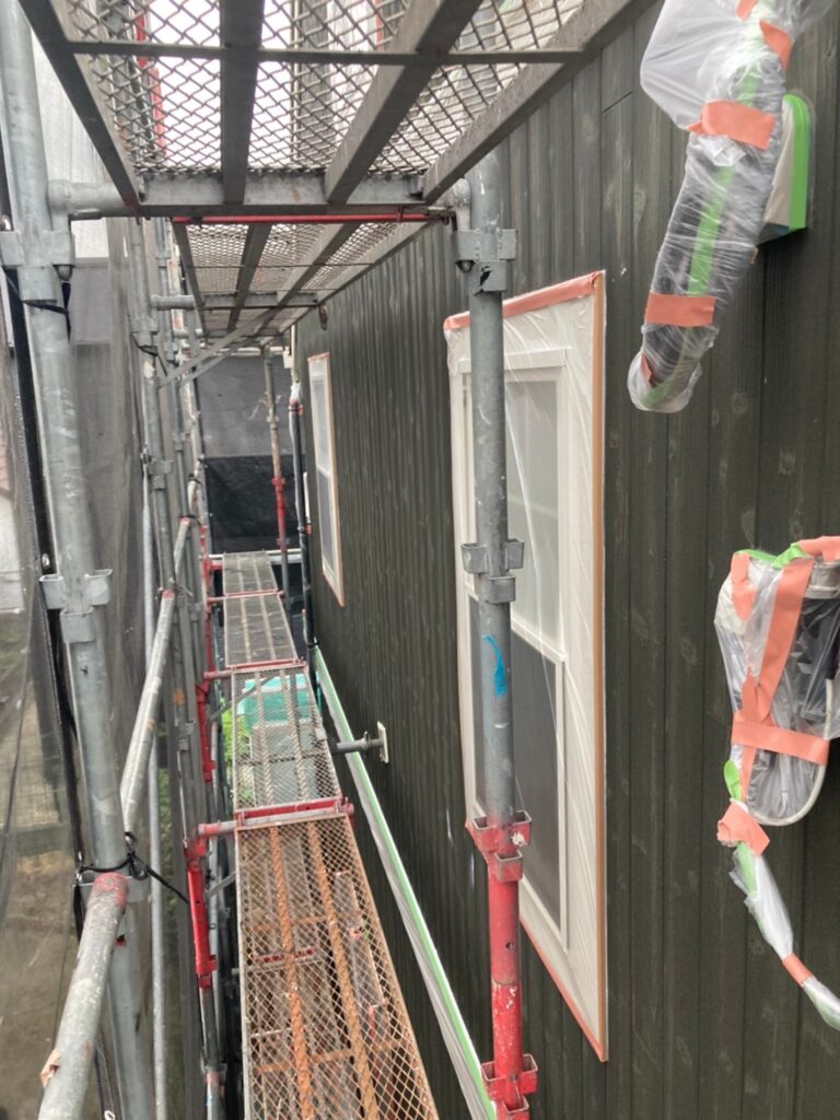 福岡県那珂川市 M様邸【住宅塗装】作業工程:各所養生 写真8