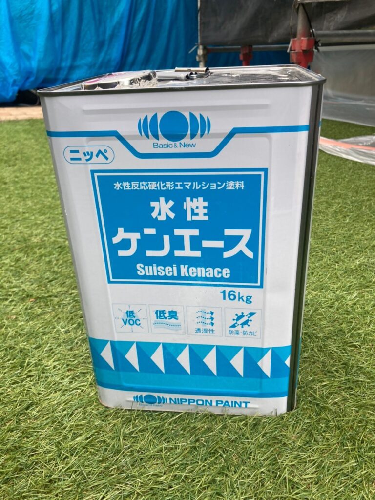 福岡県那珂川市 M様邸【住宅塗装】作業工程:外壁塗装の下塗りと軒天塗装 写真7