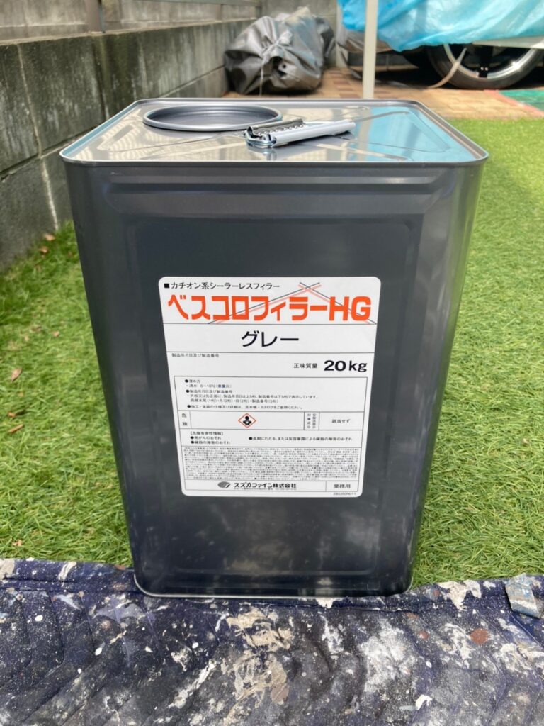 福岡県那珂川市 M様邸【住宅塗装】作業工程:屋根塗装の下塗り 写真1