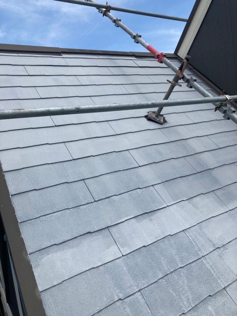 福岡県那珂川市 M様邸【住宅塗装】作業工程:屋根塗装の下塗り 写真5